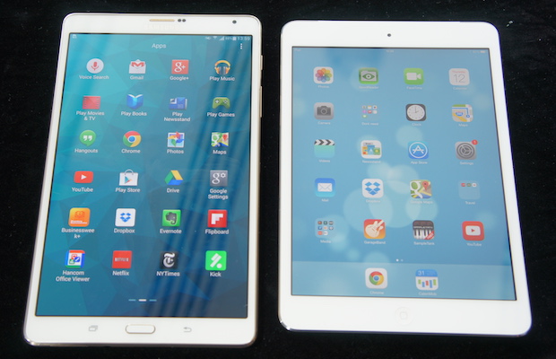 Samsung Galaxy Tab S Range Vs Apple’s iPad Air – Too Close to Call