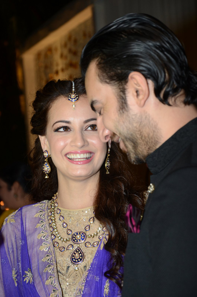 Photos: Dia Mirza wedding reception held in Delhi