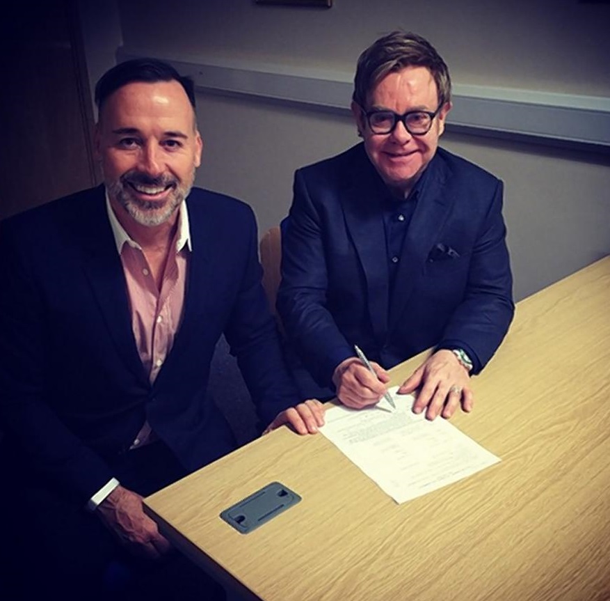 Sir Elton John and David Furnish