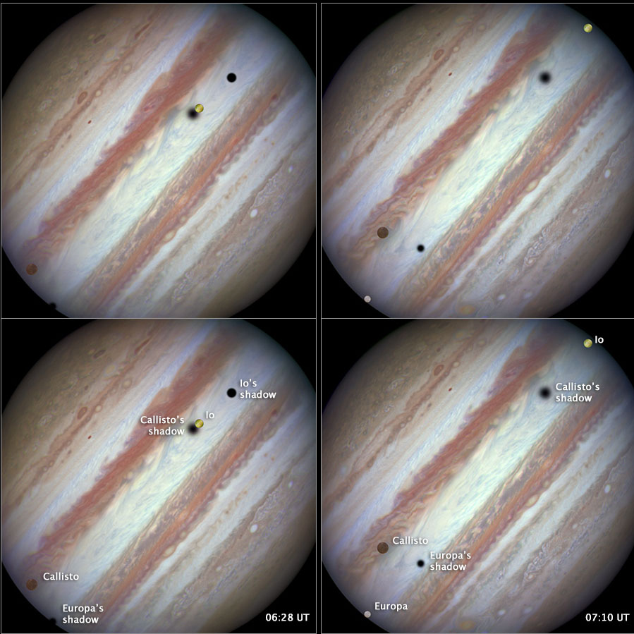 NASA gets lucky to capture rare images of Jupiter with three of its moons together