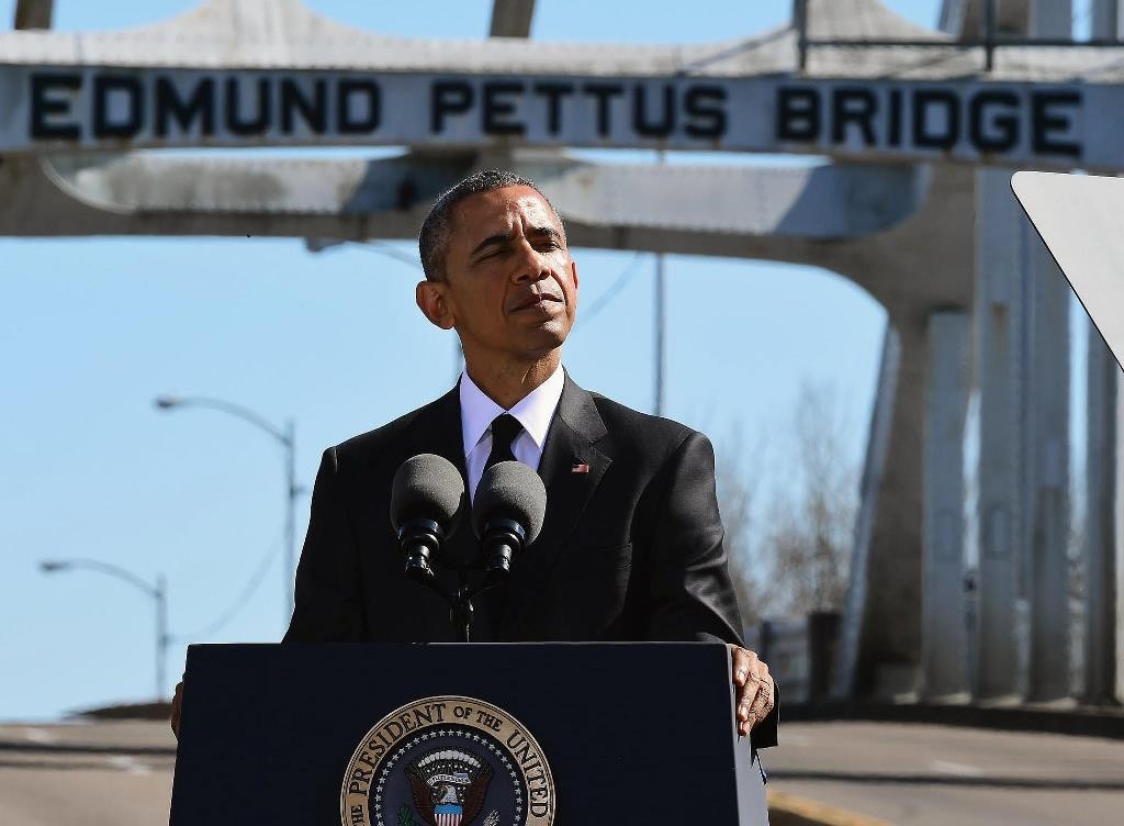 Barack Obama: 50 years after ‘bloody Sunday in Selma’ but our March is not yet finished
