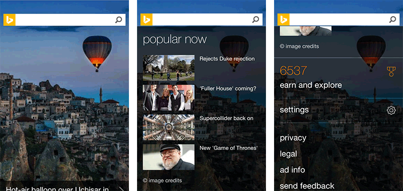 Microsoft introduces new mobile friendly Bing homepage for Android and iOS devices