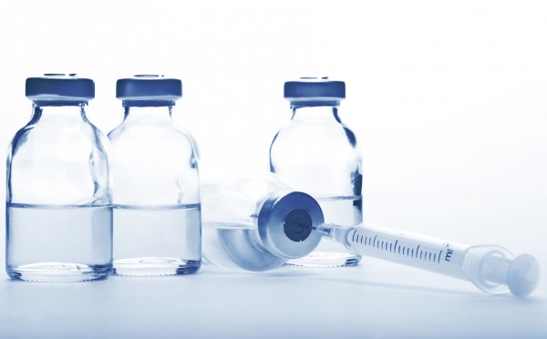 Glass Medicine Vials and Syringe