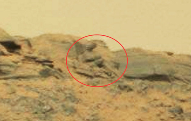 Buddha statue spotted on Mars?
