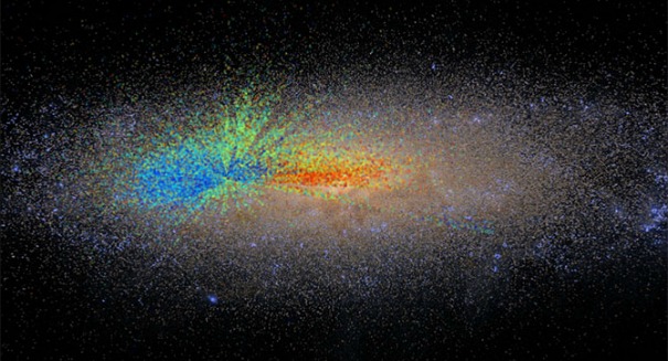 Stunning new map reveals how our Milky Way galaxy came to be