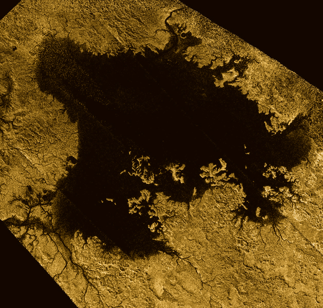 Cassini discovers that lake on Saturn’s moon is liquid methane