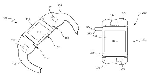 Apple’s iTime Smartwatch Patent Tips Removable Primary Electronic Unit