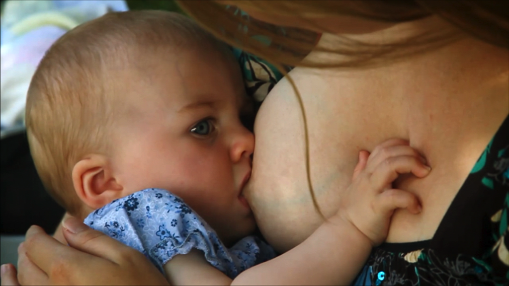Medical experts say breastfeeding helps develop the immune system in babies