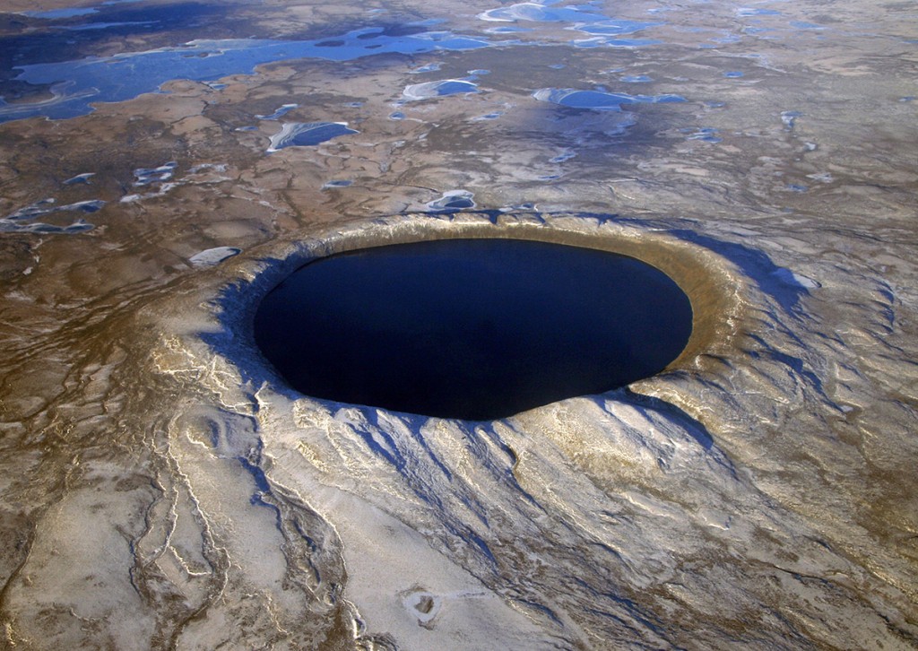 Chicxulub crater in Mexico